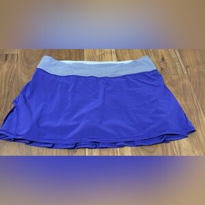 Lululemon pace setter skirt. Sz. 8 purple
